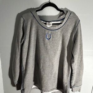 NFL Indianapolis colts Gray Hoodie with Blue Logo